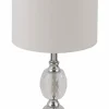 Globo LED-Tischleuchte 1flg grauweiß^ Tischleuchten