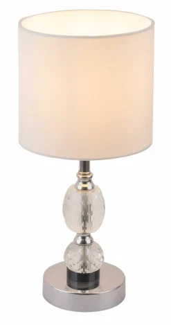 Globo LED-Tischleuchte 1flg grauweiß^ Tischleuchten