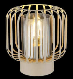 Globo Tischleuchte 1flg beige^ Tischleuchten