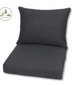 Outdoor-Textilien|Auflagen>GO-DE Esslounge-Kissen 2 tlg. grau