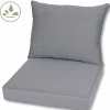 GO-DE Gartenlounge-Kissen 2 tlg. grau^ Outdoor-Textilien|Auflagen