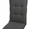 GO-DE Sesselauflage hoch grau^ Outdoor-Textilien|Auflagen