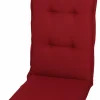 Outdoor-Textilien|Auflagen>GO-DE Sesselauflage hoch rot
