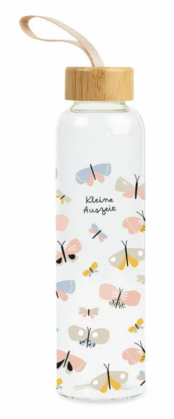 Grafik Werkstatt Glas-Trinkflasche transparent^ Dekoration|Trinkflaschen