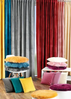 Gardinen-Vorhänge>Gözze Vorhang rot