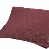 Kissenbezüge>Hahn Jersey-Strickkissenhülle rot