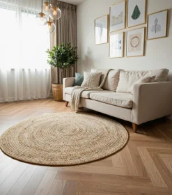 Moderne Teppiche> Handwebteppich beige