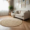 Handwebteppich beige^ Moderne Teppiche