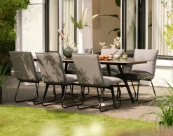 Gartensessel>HARTMAN OUTDOOR Dining Chair grauschwarz