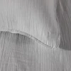 Linon-Renforce|Musselin>Heckett Musselin-Bettwäsche grau