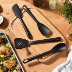 Henckels by ZWILLING Servierlöffel 28cm schwarz^ Serviergeschirr