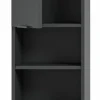 Hängeschrank schwarzgraubraun^ Badmöbel