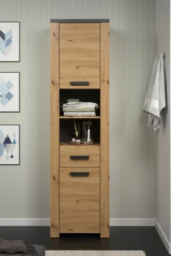 Hochschrank braun^ Badmöbel