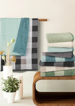 Duschtücher>Inspiration Home Duschtuch grau