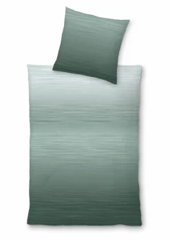 Flanell>Inspiration Home Flanell-Bettwäsche grün