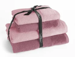 Inspiration Home Frottierset 4er Pack pink^ Handtuchsets