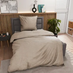 Linon-Renforce>Inspiration Home Renforce-Bettwäsche grau