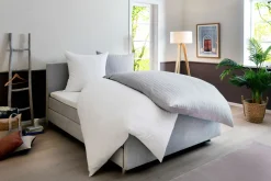 Jacquard Bettwäsche|Satin>Inspiration Home Satin-Bettwäsche silberfarben