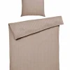 Jacquard Bettwäsche>Inspiration Home Satin-Bettwäsche braun