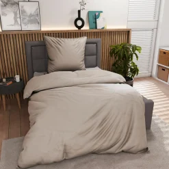 Inspiration Home Satin-Bettwäsche grau^ Satin