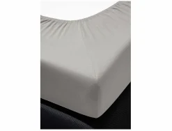 Bettlaken>Irisette Jersey-Spannbetttuch silberfarben