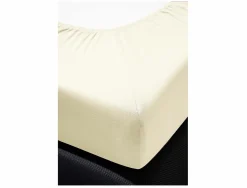Bettlaken>Irisette Jersey-Spannbetttuch braun