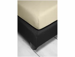 Irisette Jersey-Spannbetttuch braun^ Bettlaken