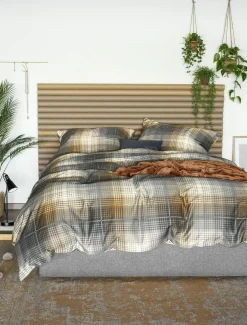 Irisette Mako-Satin-Bettwäsche goldfarben^ Satin