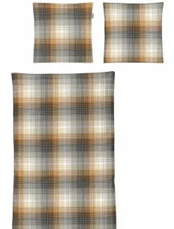 Irisette Mako-Satin-Bettwäsche goldfarben^ Satin