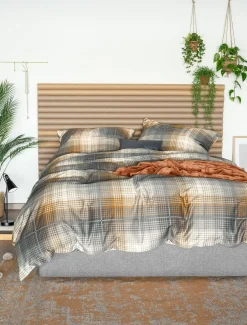 Irisette Mako-Satin-Bettwäsche goldfarben^ Satin
