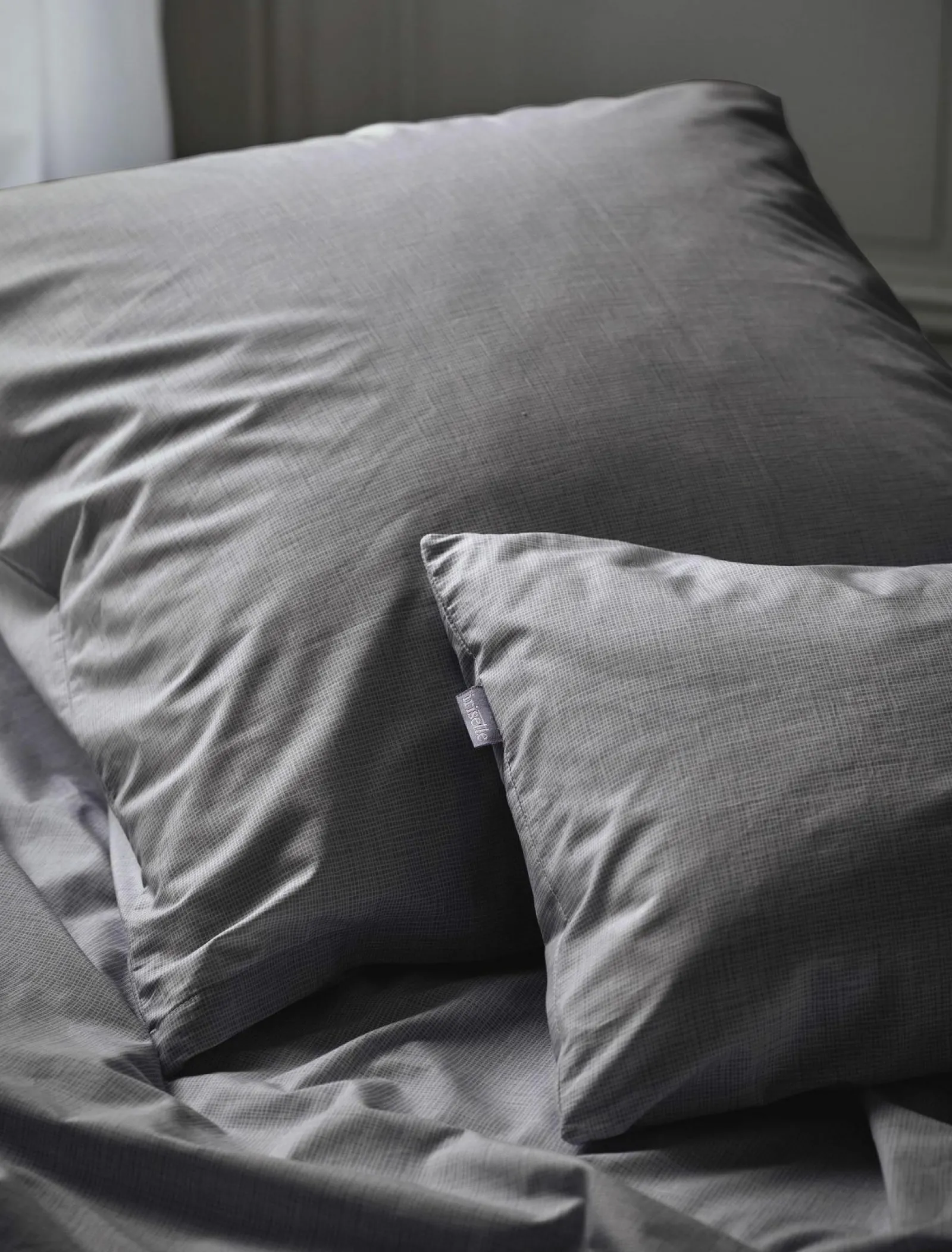 Satin>Irisette Tencel-Bettwäsche silberfarben
