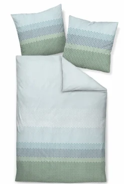 Biber>Janine Biber-Bettwäsche blau