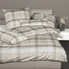 Jersey>Janine Interlock-Jersey-Bettwäsche braun
