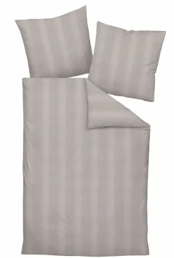 Jersey>Janine Interlock-Jersey-Bettwäsche braun