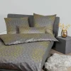 Satin>Janine Mako-Satin-Bettwäsche grau
