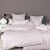 Janine Mako-Satin-Bettwäsche weißpink^ Satin