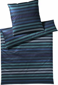 Satin>JOOP! Mako-Satin-Bettwäsche blau