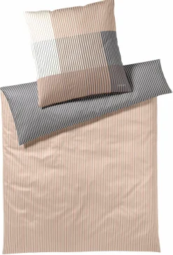 JOOP! Mako-Satin-Bettwäsche braun^ Satin