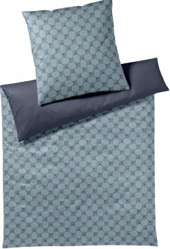 Satin>JOOP! Mako-Satin-Bettwäsche blau