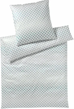 Satin>JOOP! Mako-Satin-Bettwäsche mehrfarbigblauweiß
