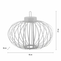 JUST LIGHT LED-Akku-Tischleuchte 1flg weiß^ Außen Tischleuchten|Akku Tischleuchten
