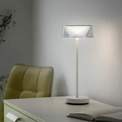 Außen Tischleuchten|Akku Tischleuchten>JUST LIGHT LED-Akku-Tischleuchte 1flg weiß