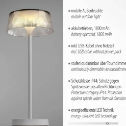 Außen Tischleuchten|Akku Tischleuchten><noscript><img width=