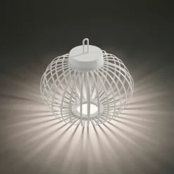 JUST LIGHT LED-Akku-Tischleuchte 1flg weiß^ Außen Tischleuchten|Akku Tischleuchten