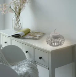JUST LIGHT LED-Akku-Tischleuchte 1 flg grau^ Außen Tischleuchten|Akku Tischleuchten