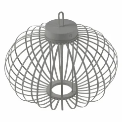 JUST LIGHT LED-Akku-Tischleuchte 1flg grau^ Außen Tischleuchten|Akku Tischleuchten