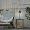 JUST LIGHT LED-Akku-Tischleuchte 1flg schwarz^ Außen Tischleuchten|Akku Tischleuchten