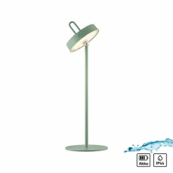 JUST LIGHT LED-Akku-Tischleuchte 1flg grün^ Außen Tischleuchten|Akku Tischleuchten