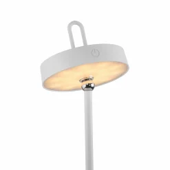 JUST LIGHT LED-Akku-Tischleuchte 1flg weiß^ Außen Tischleuchten|Akku Tischleuchten