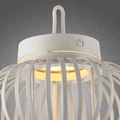 JUST LIGHT LED-Akku-Tischleuchte 1 flg weiß^ Außen Tischleuchten|Akku Tischleuchten